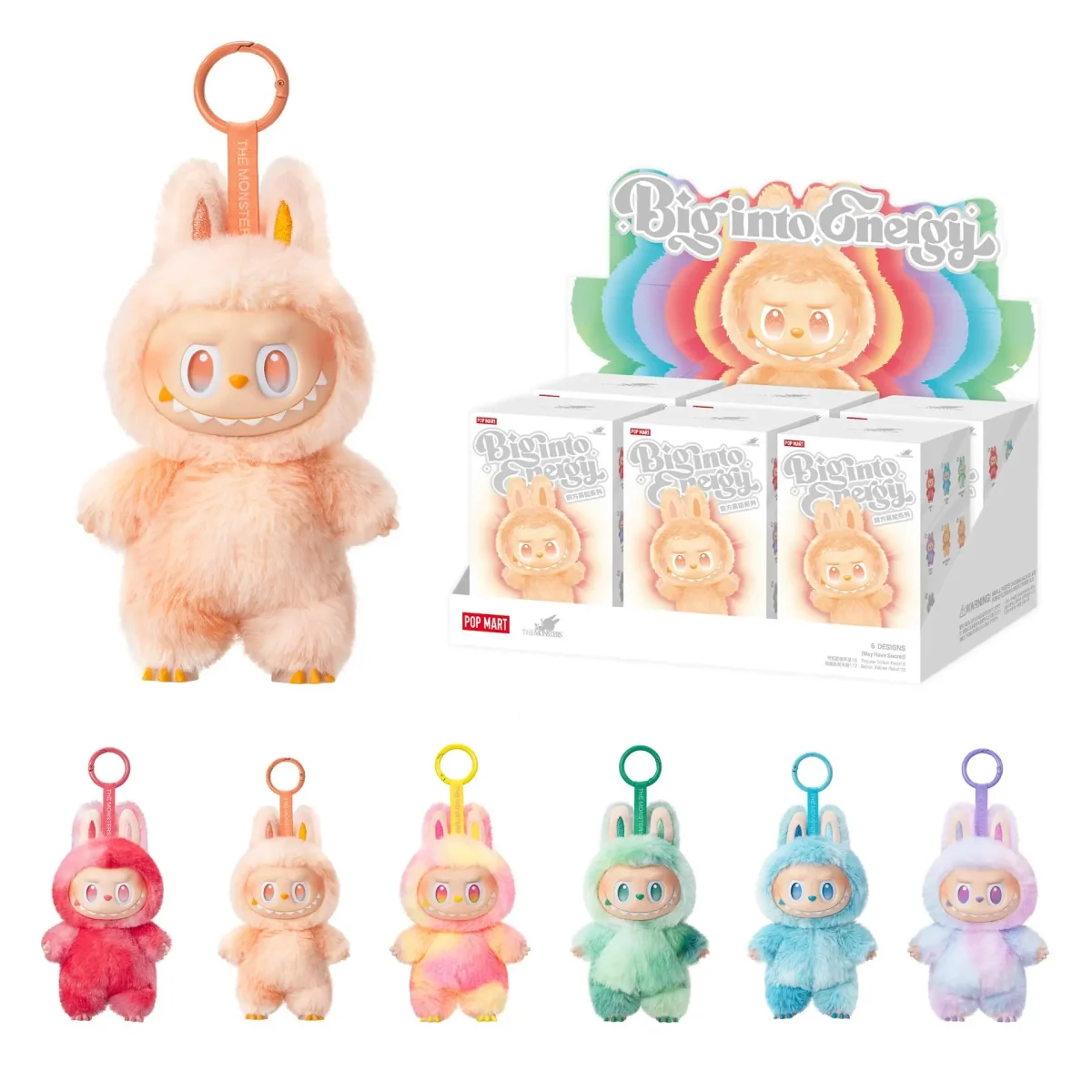 Labubu V3 the Monsters Big Into Energy Series Vinyl Face Blind Box Cute Labubu Fashion Pendant Decor Toys Surprise Gift - 图片 2