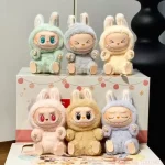 Labubu Monster Box Toy Sit-Down Party Series Vinyl Plush Doll Blind Box Model Pack Key Chain Gift Tabletop Decoration - 图片 5